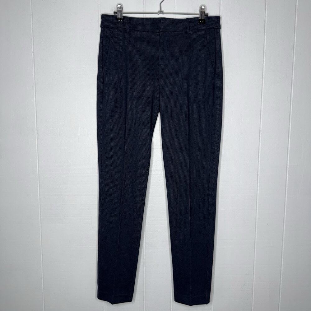Liverpool Women’s Navy Blue Micro Dot Ankle Pants Size 4/27